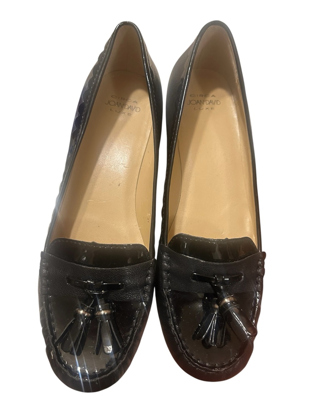 Circa Joan & David Luxe Leathet Tassel Loafer Flats